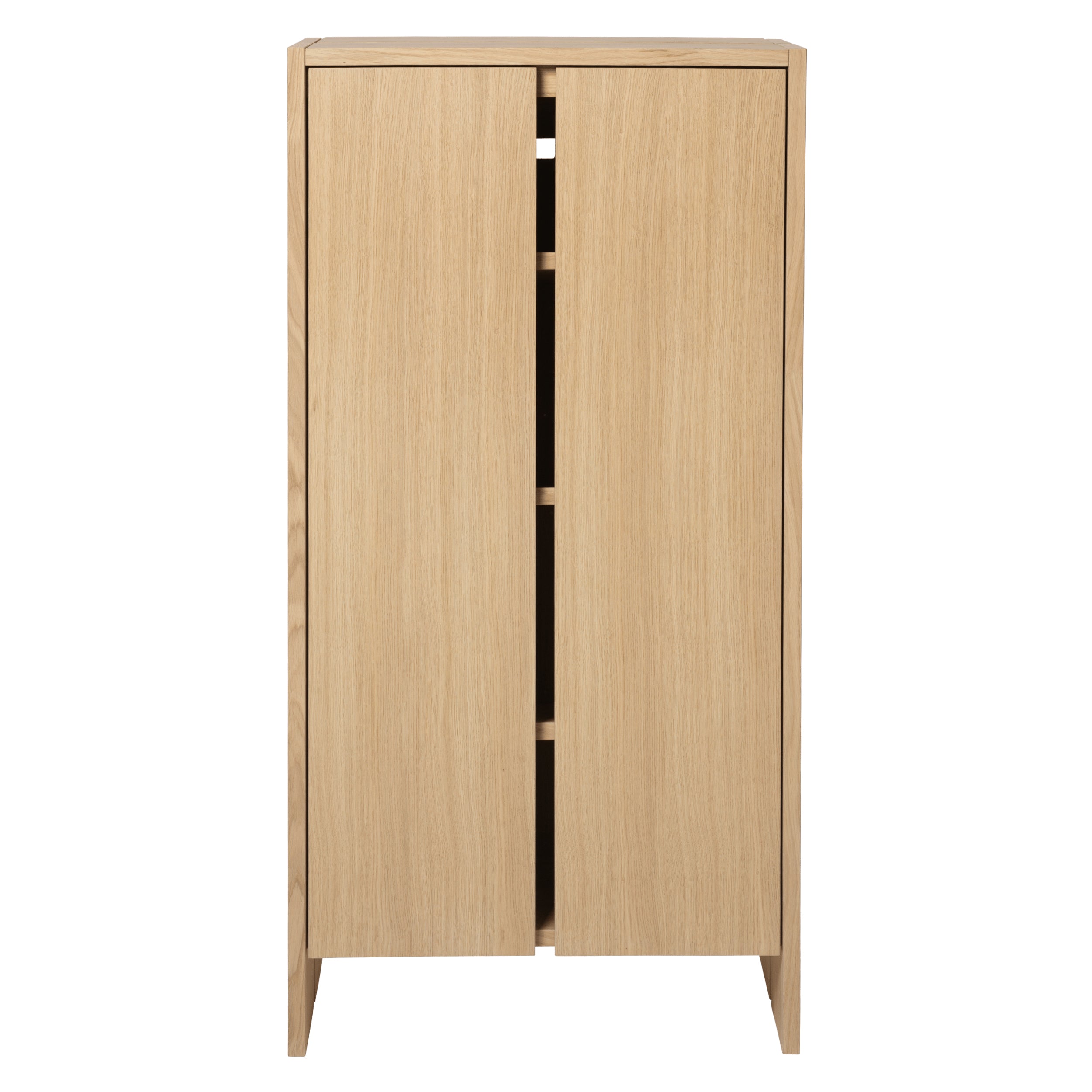Parcel Hallway Cabinet: High + Natural Oak