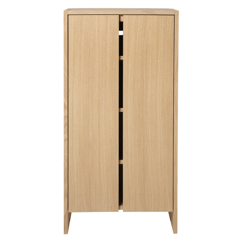 Parcel Hallway Cabinet: High + Natural Oak
