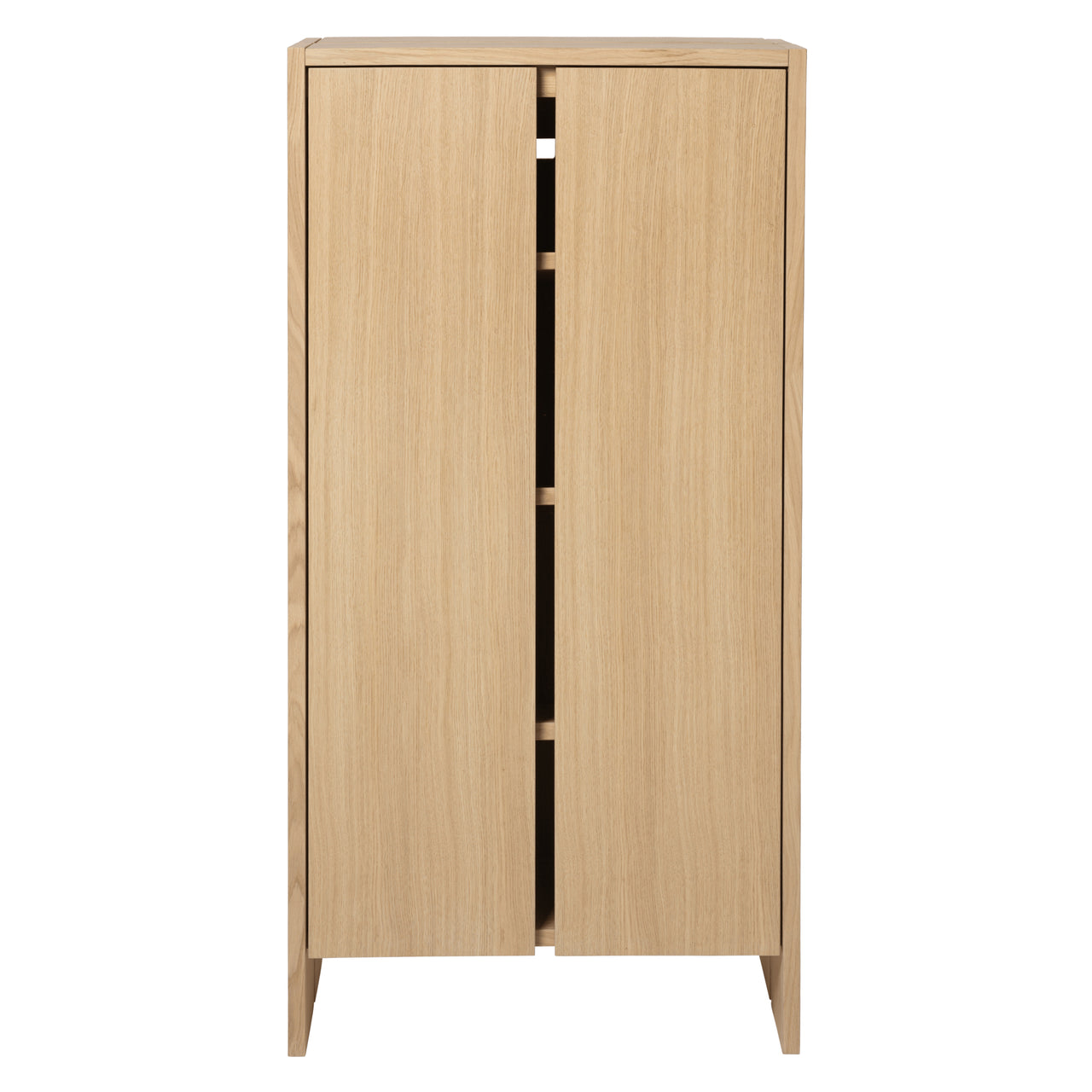 Parcel Hallway Cabinet: High + Natural Oak