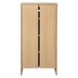 Parcel Hallway Cabinet: High + Natural Oak