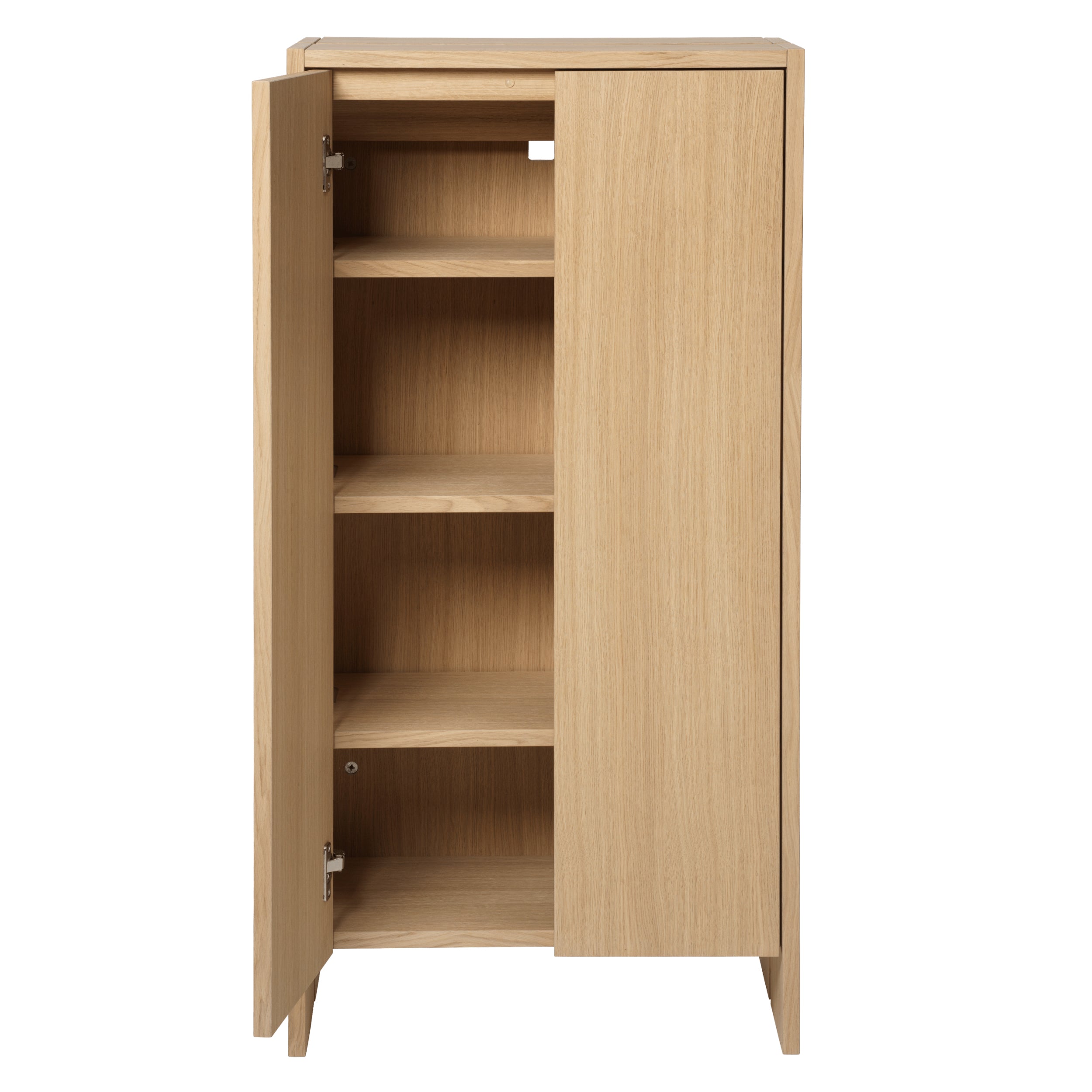 Parcel Hallway Cabinet: High + Natural Oak