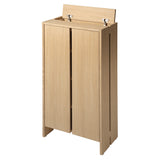 Parcel Hallway Cabinet: High + Natural Oak