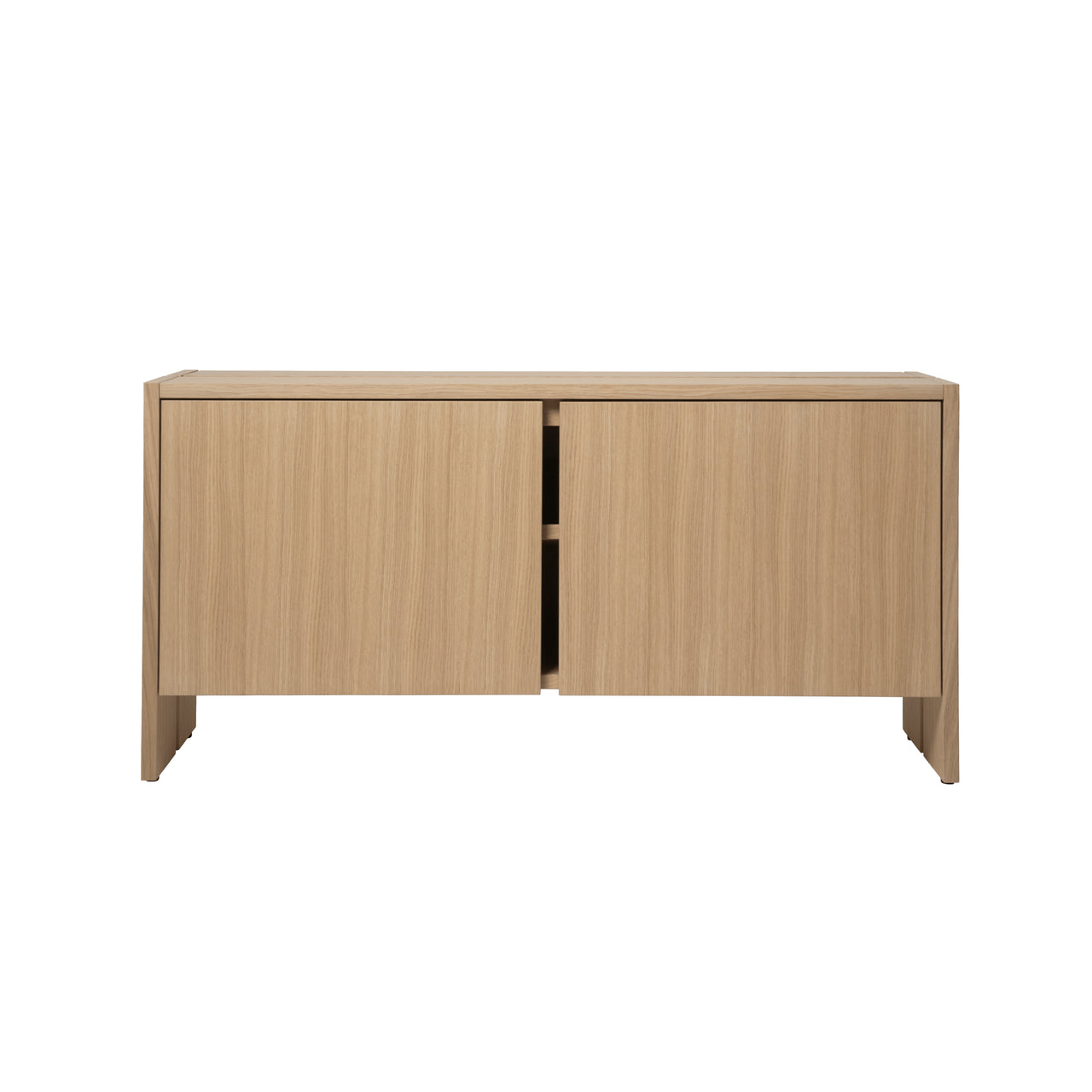 Parcel Hallway Cabinet: Low + Natural Oak