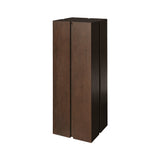 Parcel Pedestal: High + Dark Stained Oak