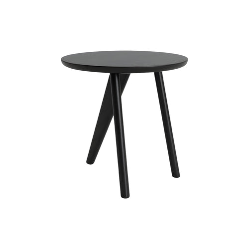 Fin Side Table: Black Oak