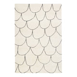 Fish Platinum Rug: Medium + White
