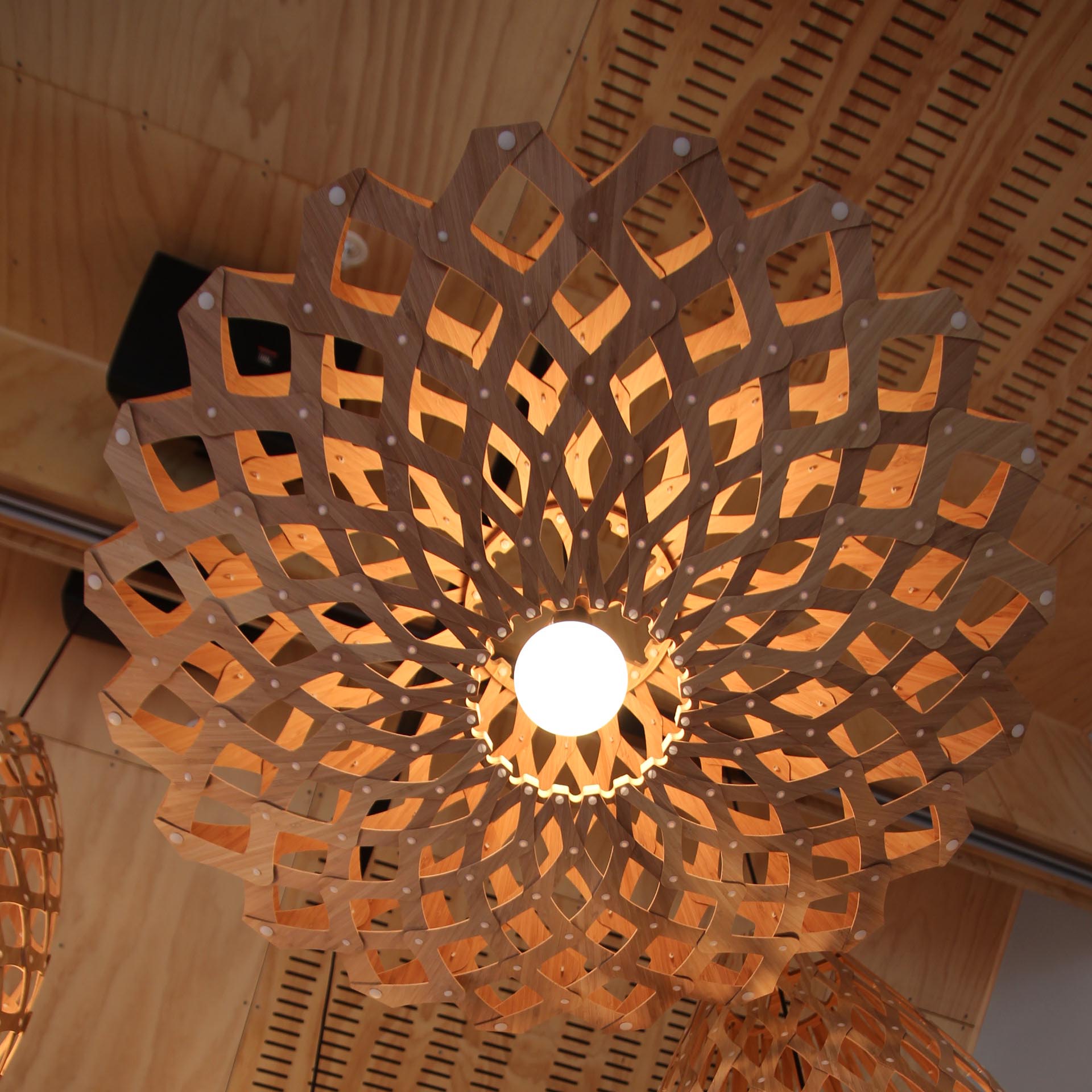 Flax Pendant Light: Medium