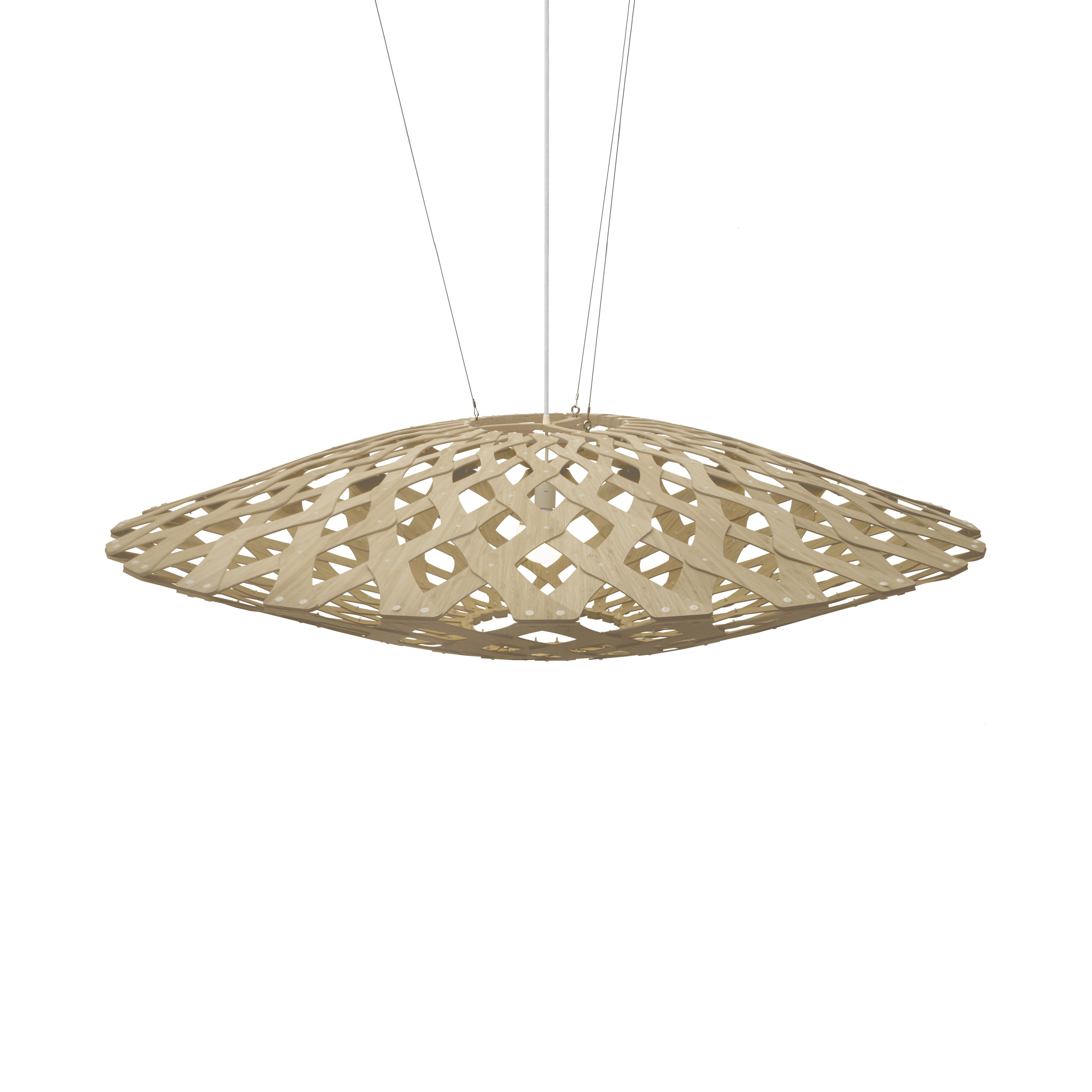 Flax Pendant Light: Large + Bamboo
