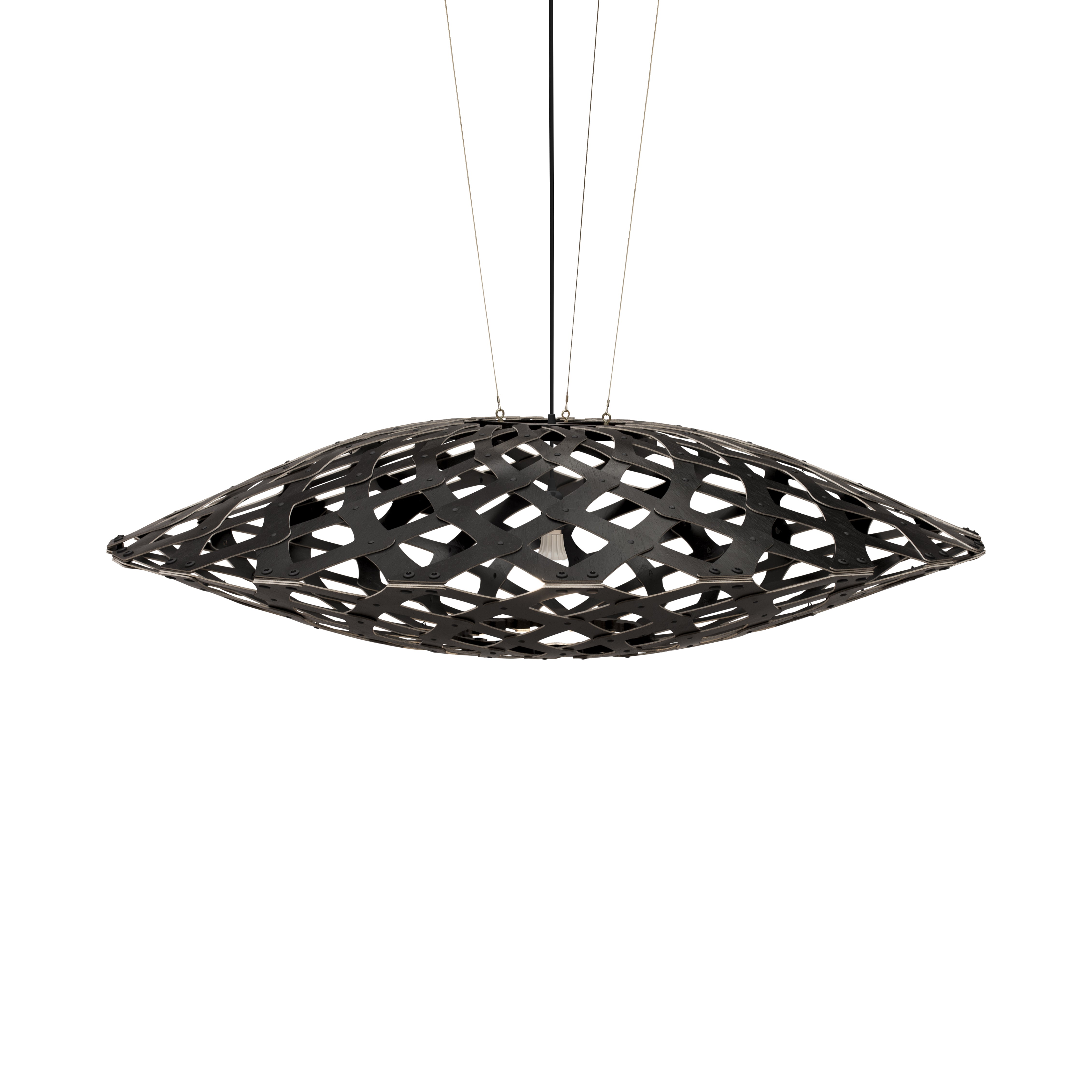 Flax Pendant Light: Large + Black