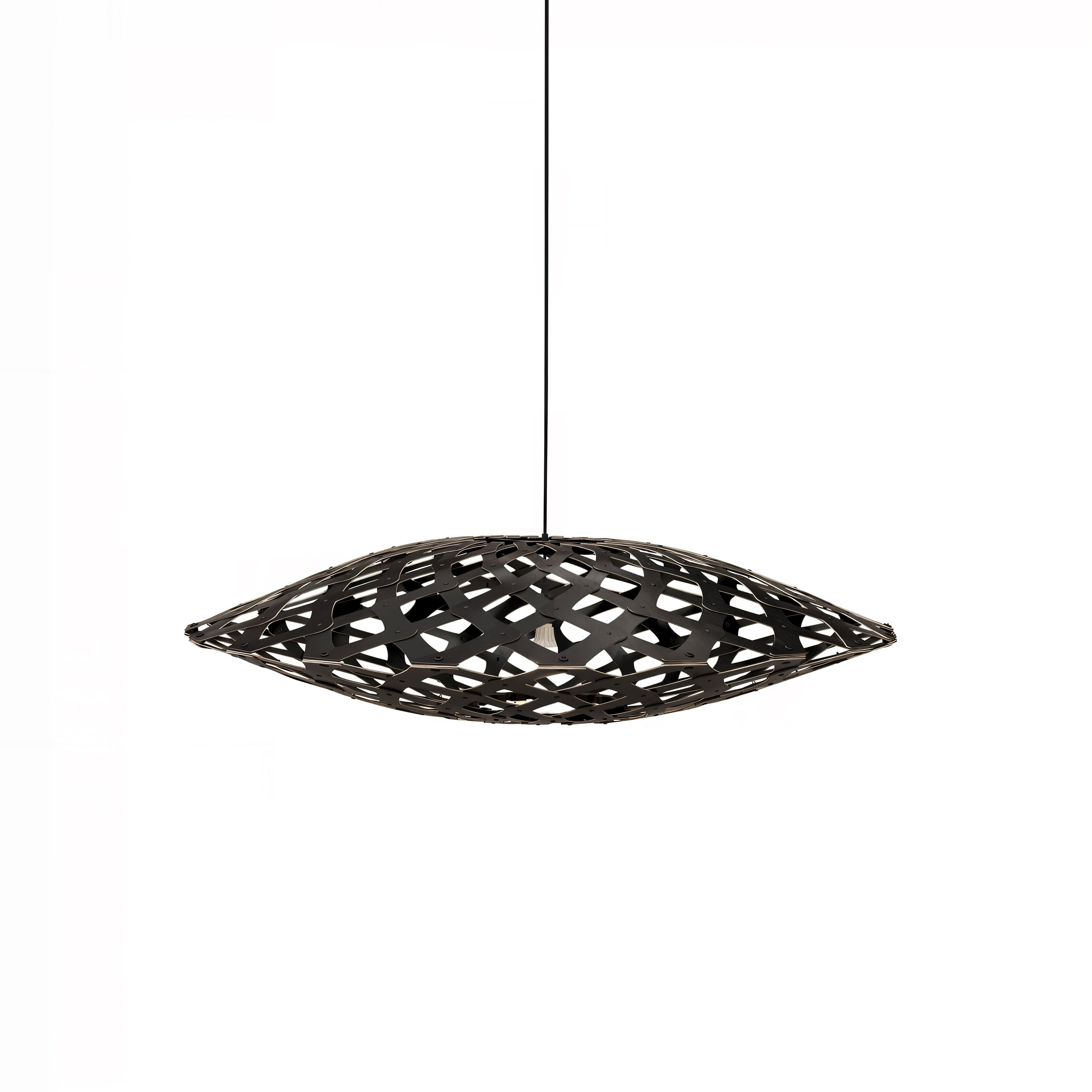 Flax Pendant Light: Medium + Black