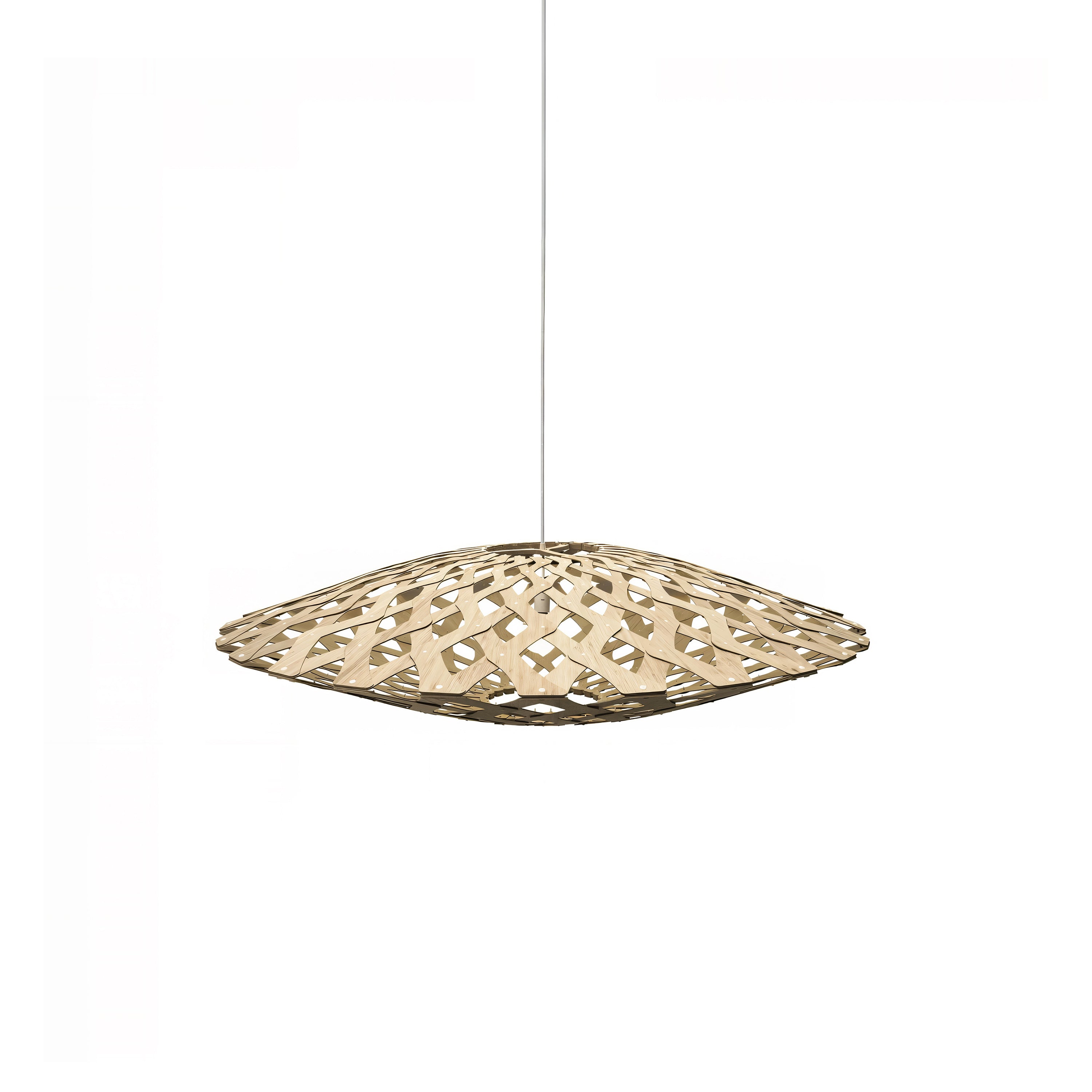 Flax Pendant Light: Small + Bamboo