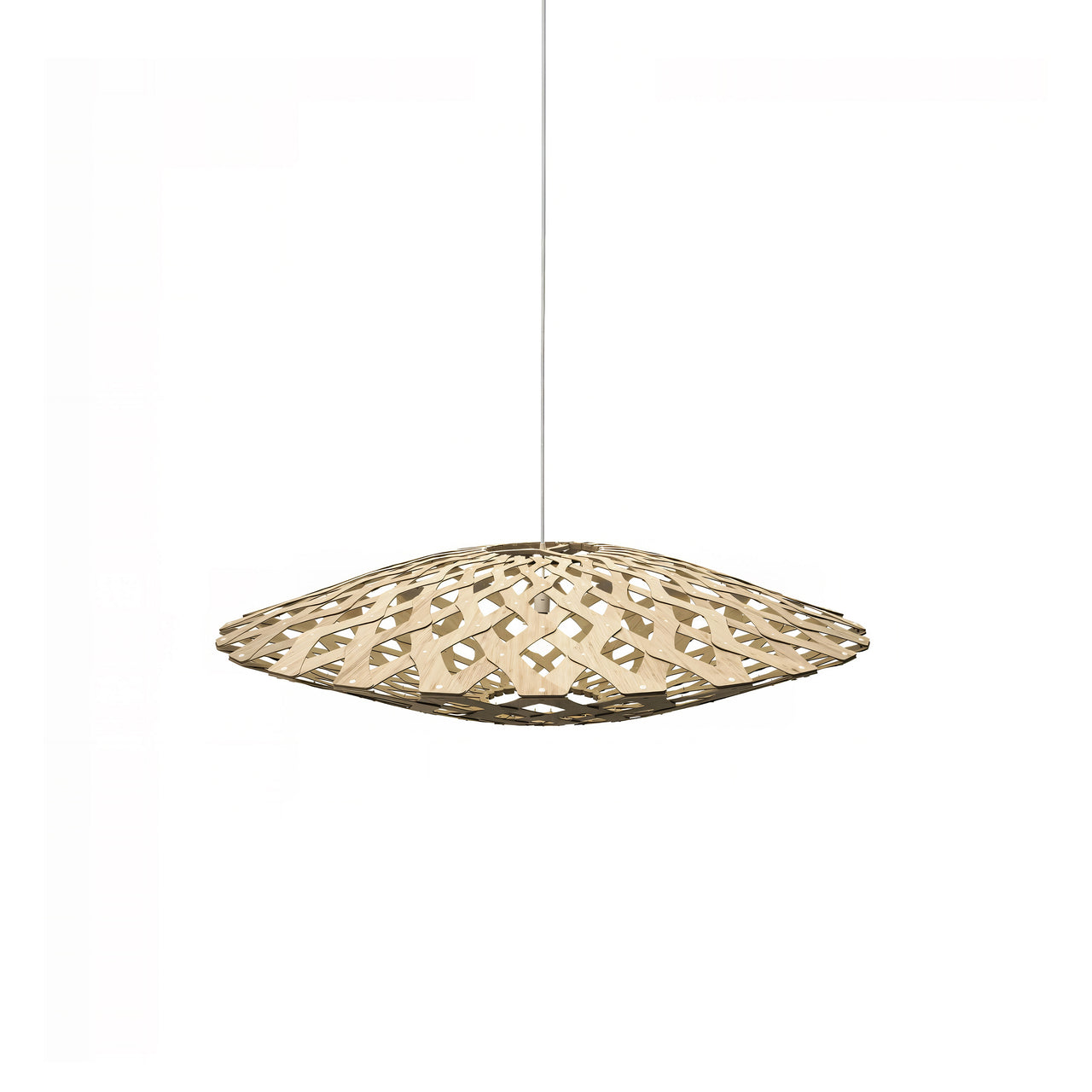 Flax Pendant Light: Small + Bamboo