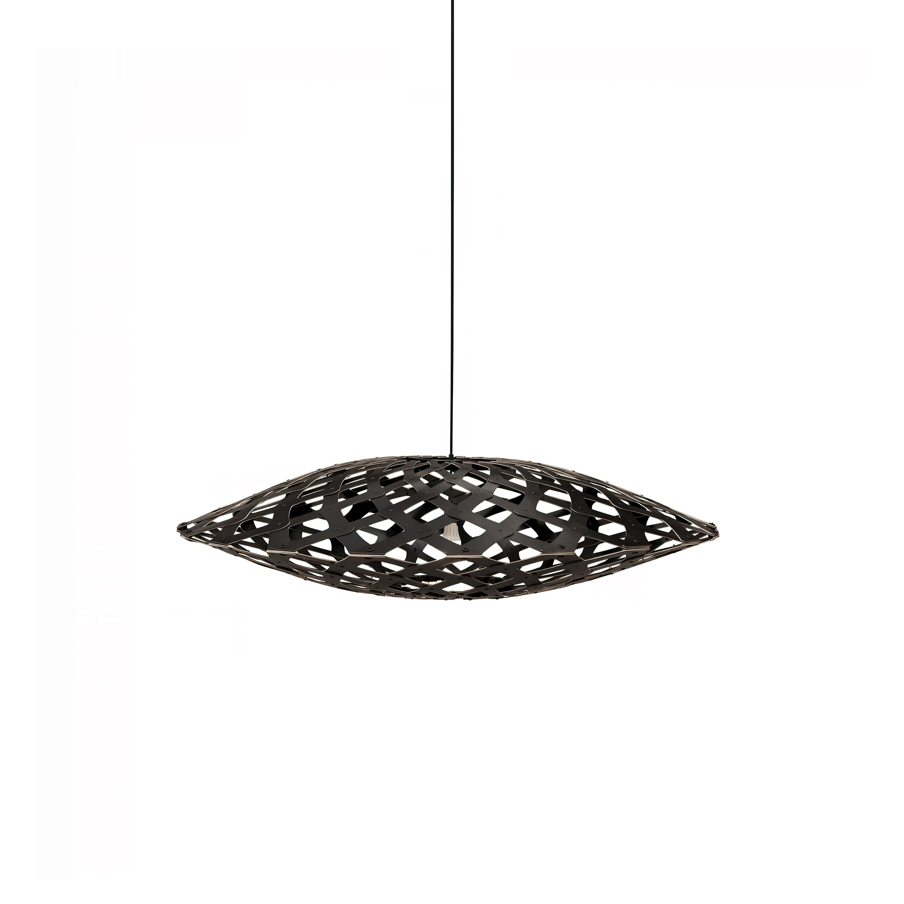 Flax Pendant Light: Small + Black