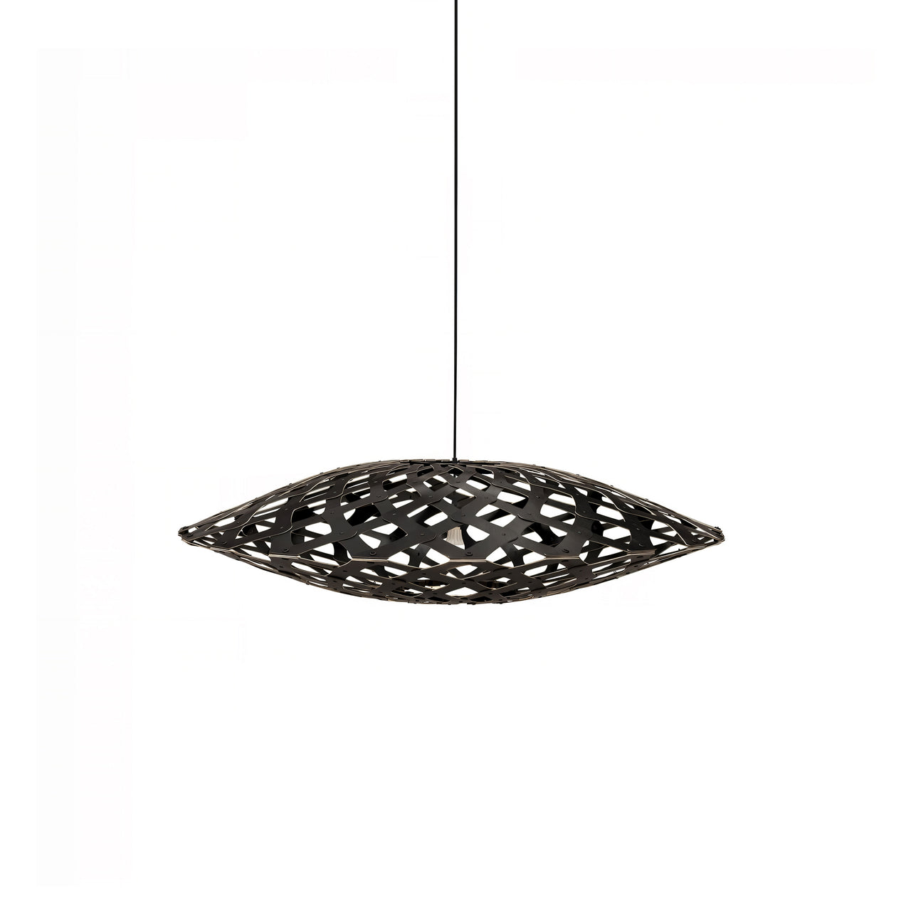 Flax Pendant Light: Small + Black