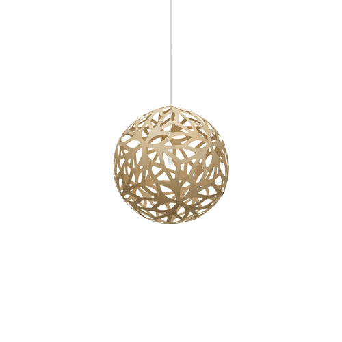 Floral Pendant Light: Extra Small + Bamboo