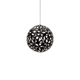 Floral Pendant Light: Extra Small + Black