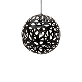 Floral Pendant Light: Large + Black