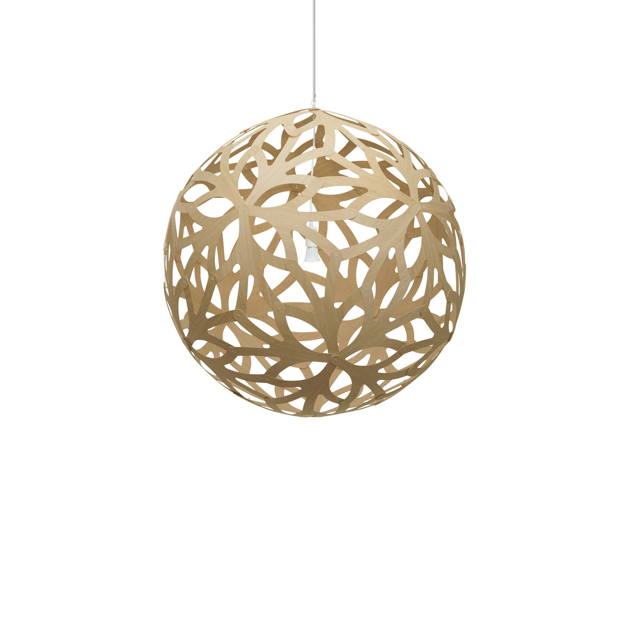 Floral Pendant Light: Large + Bamboo