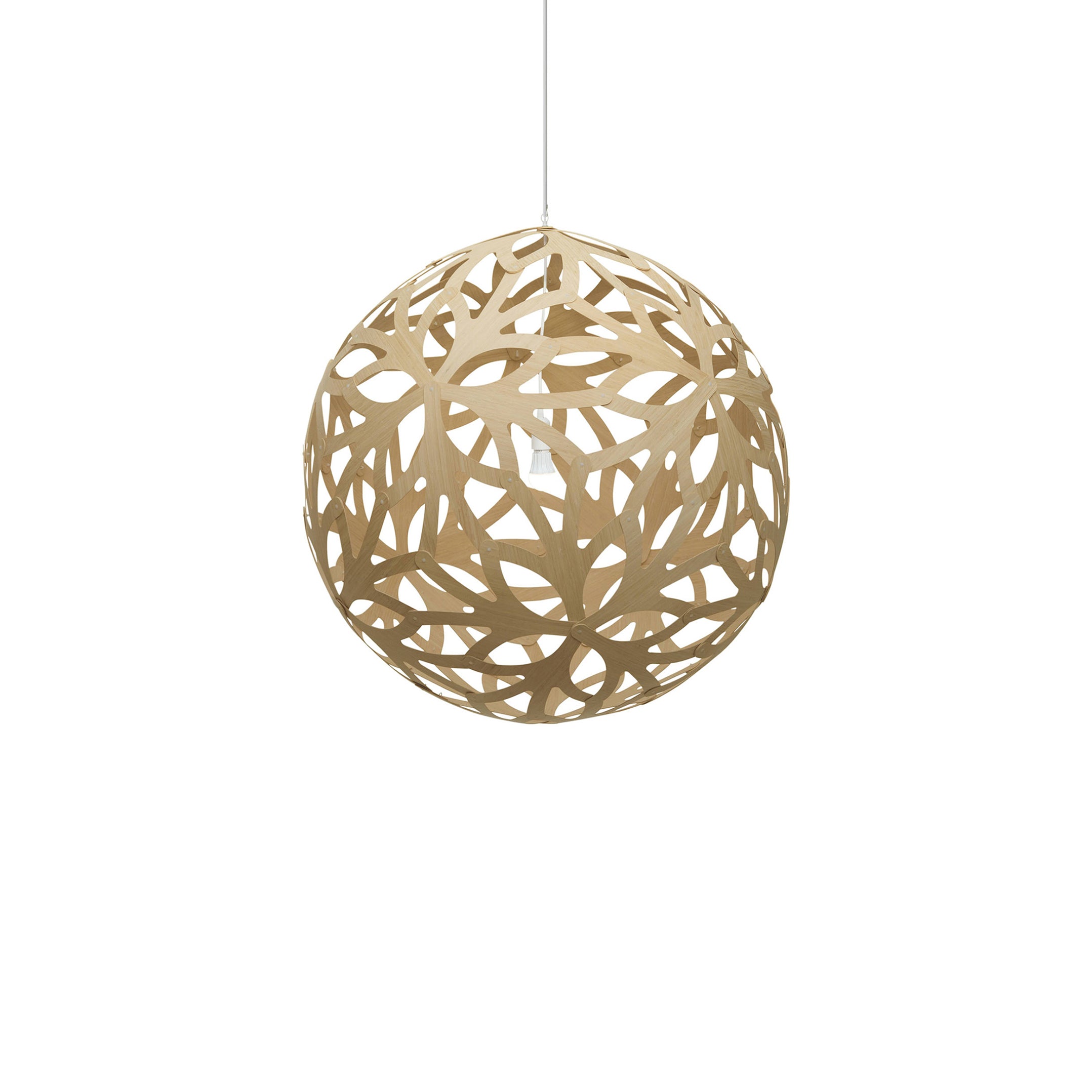 Floral Pendant Light: Medium + Bamboo