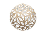 Floral Pendant Light: XX Large + Bamboo + White + White