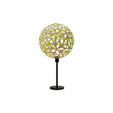 Floral Table Lamp: Bamboo + Lime