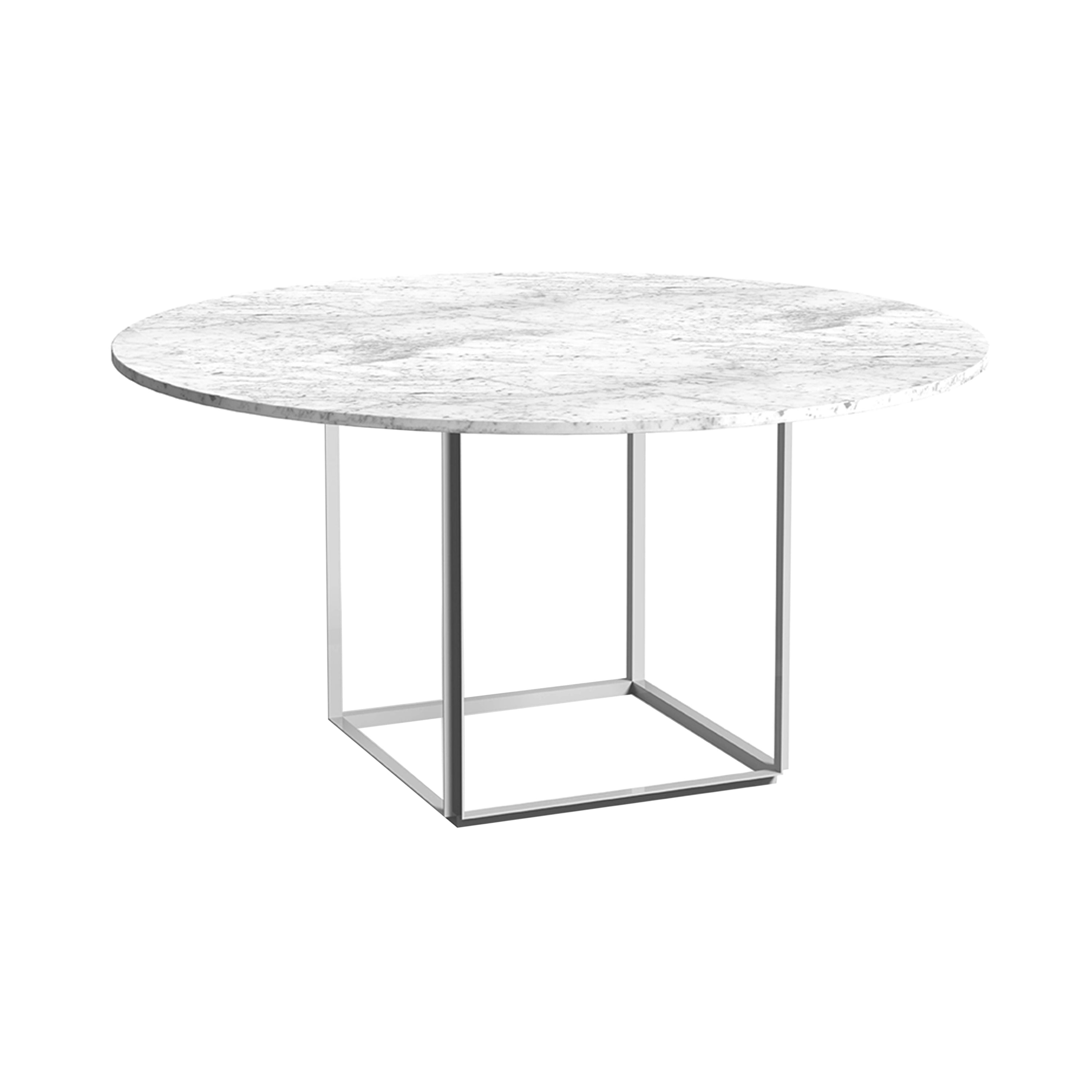 Florence Dining Table: Marble + Large - 57.1