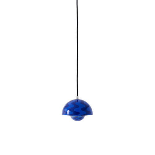 Flowerpot Pendant VP10: Cobalt Blue + Twilight Blue + Black
