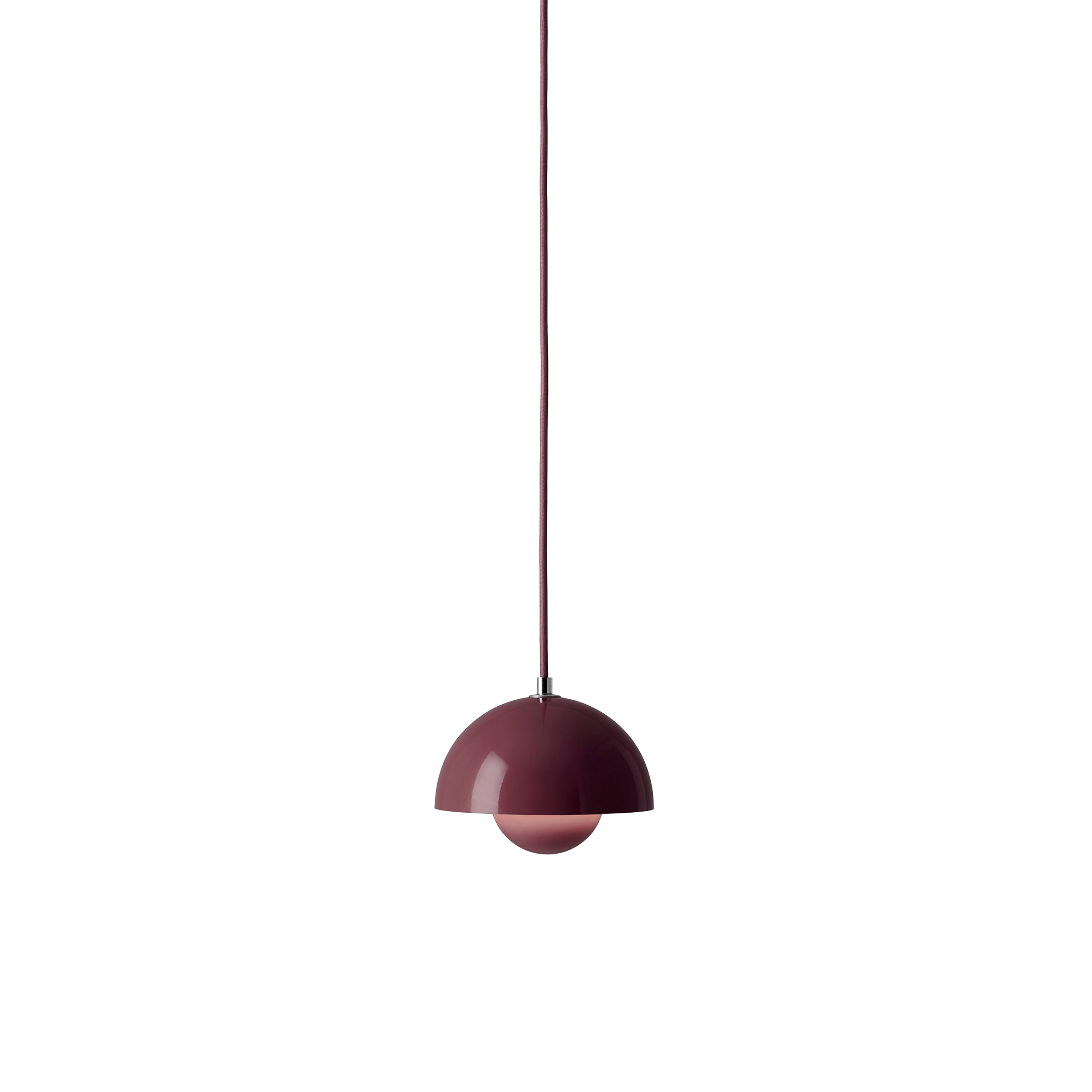 Flowerpot Pendant VP10: Dark Plum