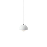 Flowerpot Pendant VP10: Matt White + White