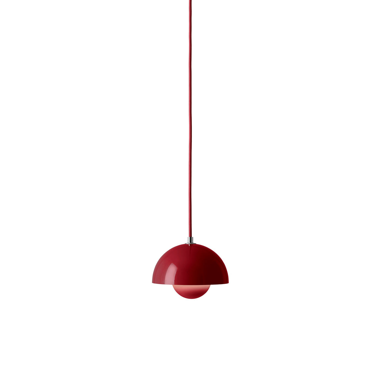 Flowerpot Pendant VP10: Vermilion Red