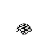 FlowerPot VP1 Pendant: Black + White + Black