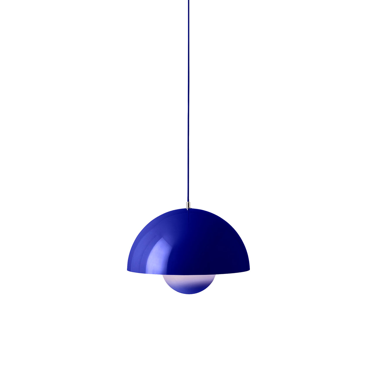 Flowerpot Pendant VP7: Cobalt Blue