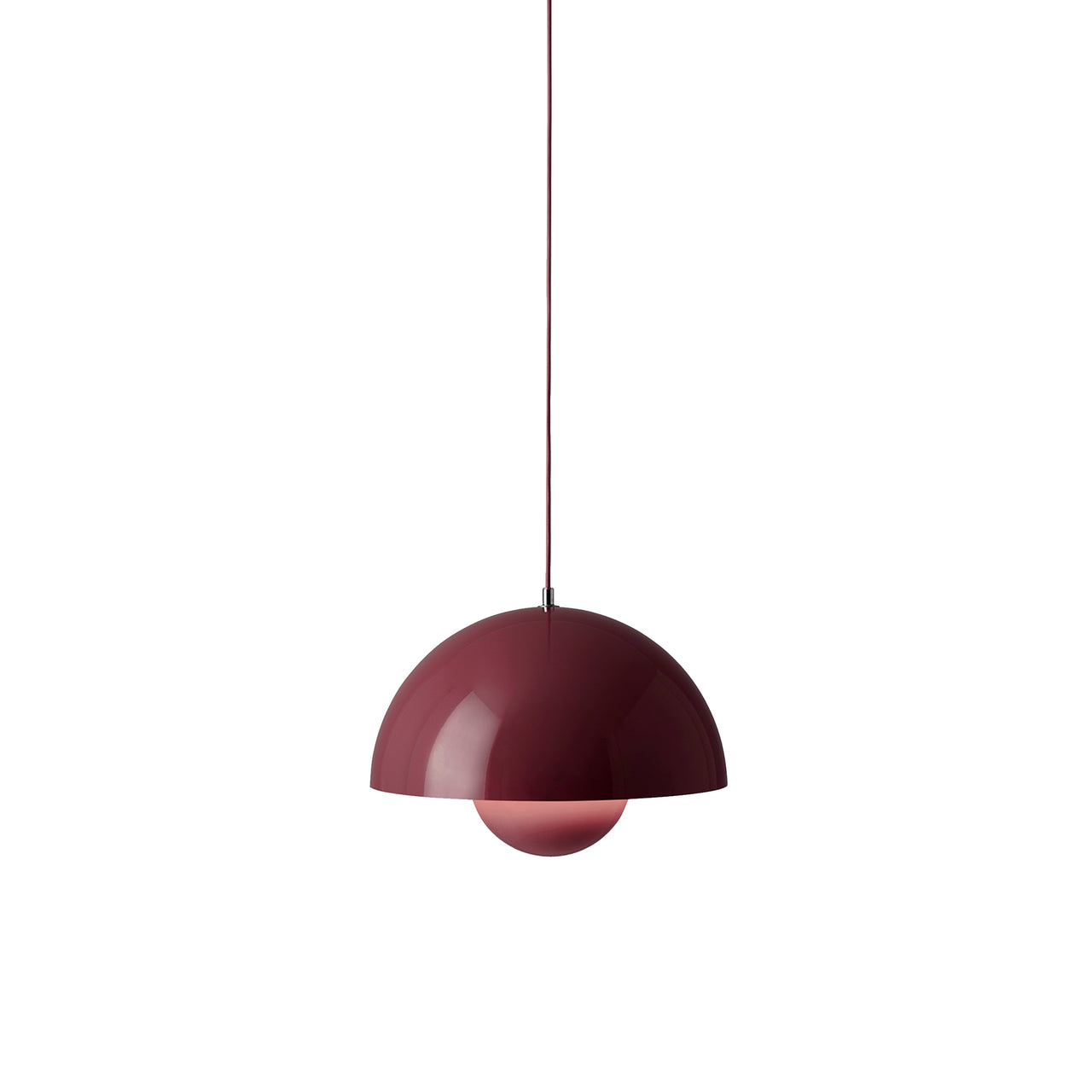 Flowerpot Pendant VP7: Dark Plum