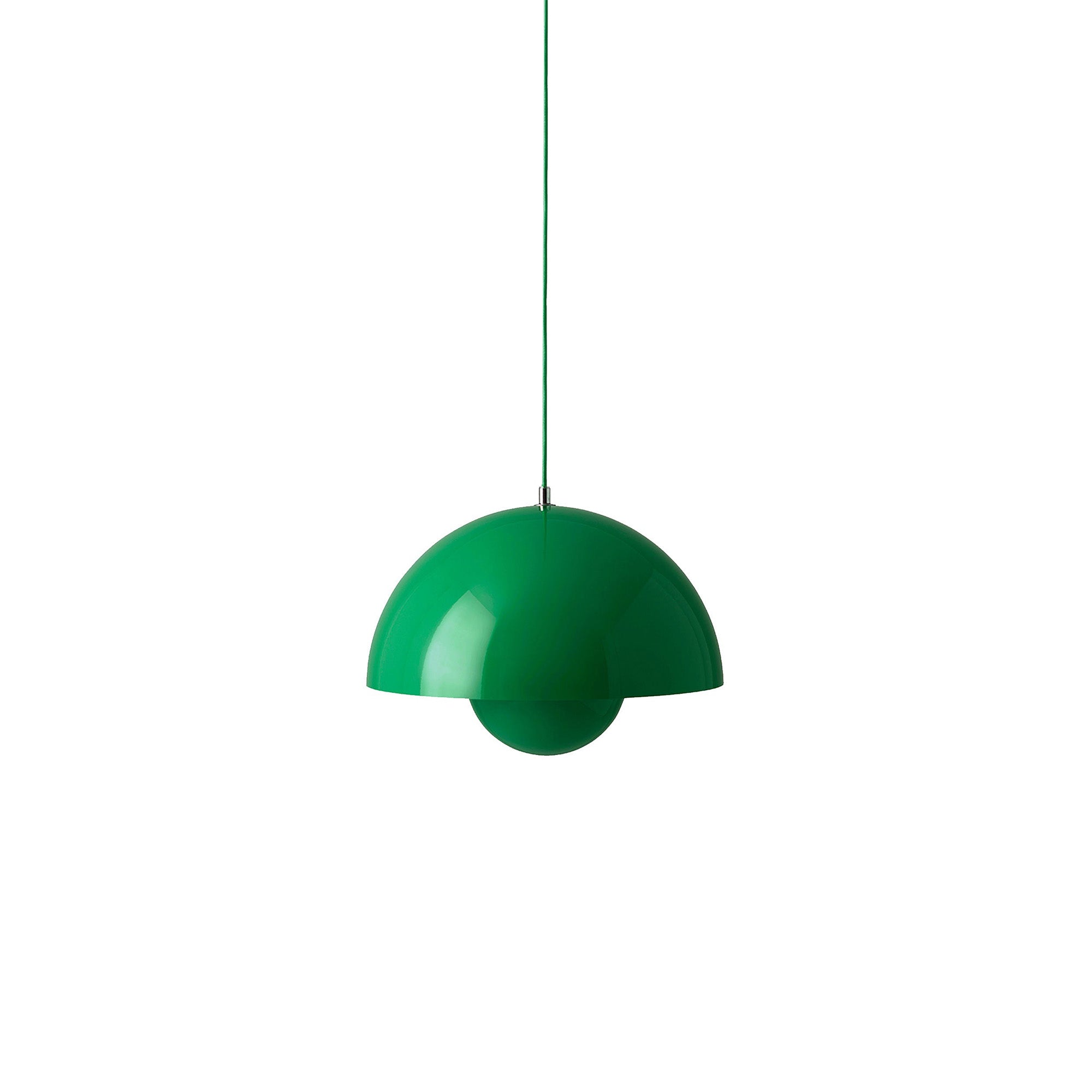 Flowerpot Pendant VP7: Signal Green