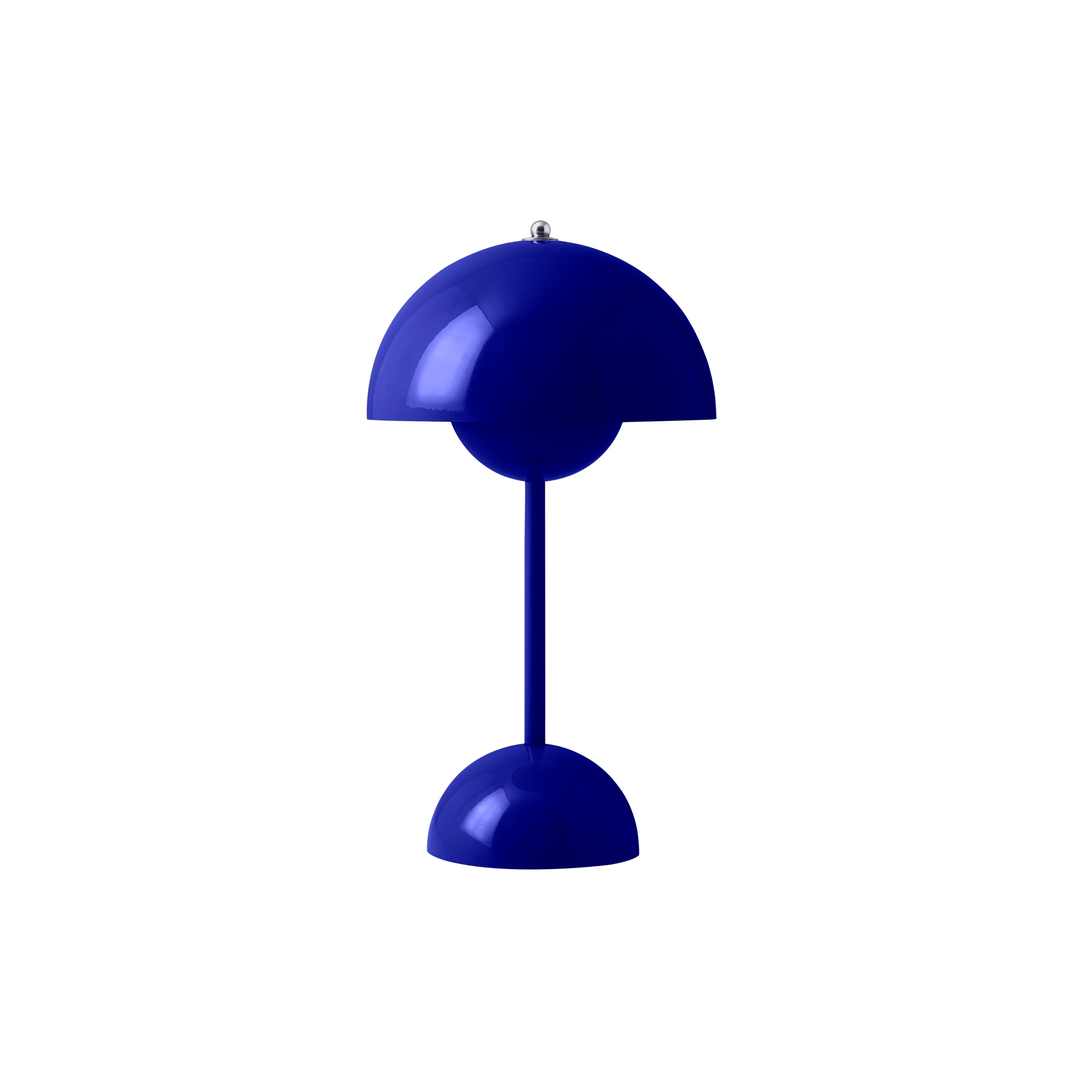Flowerpot Portable Table Lamp: VP9 + Cobalt Blue
