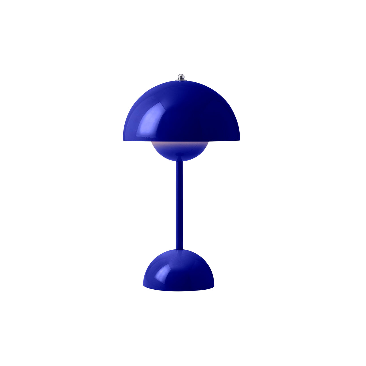 Flowerpot Portable Table Lamp: VP9 + Cobalt Blue