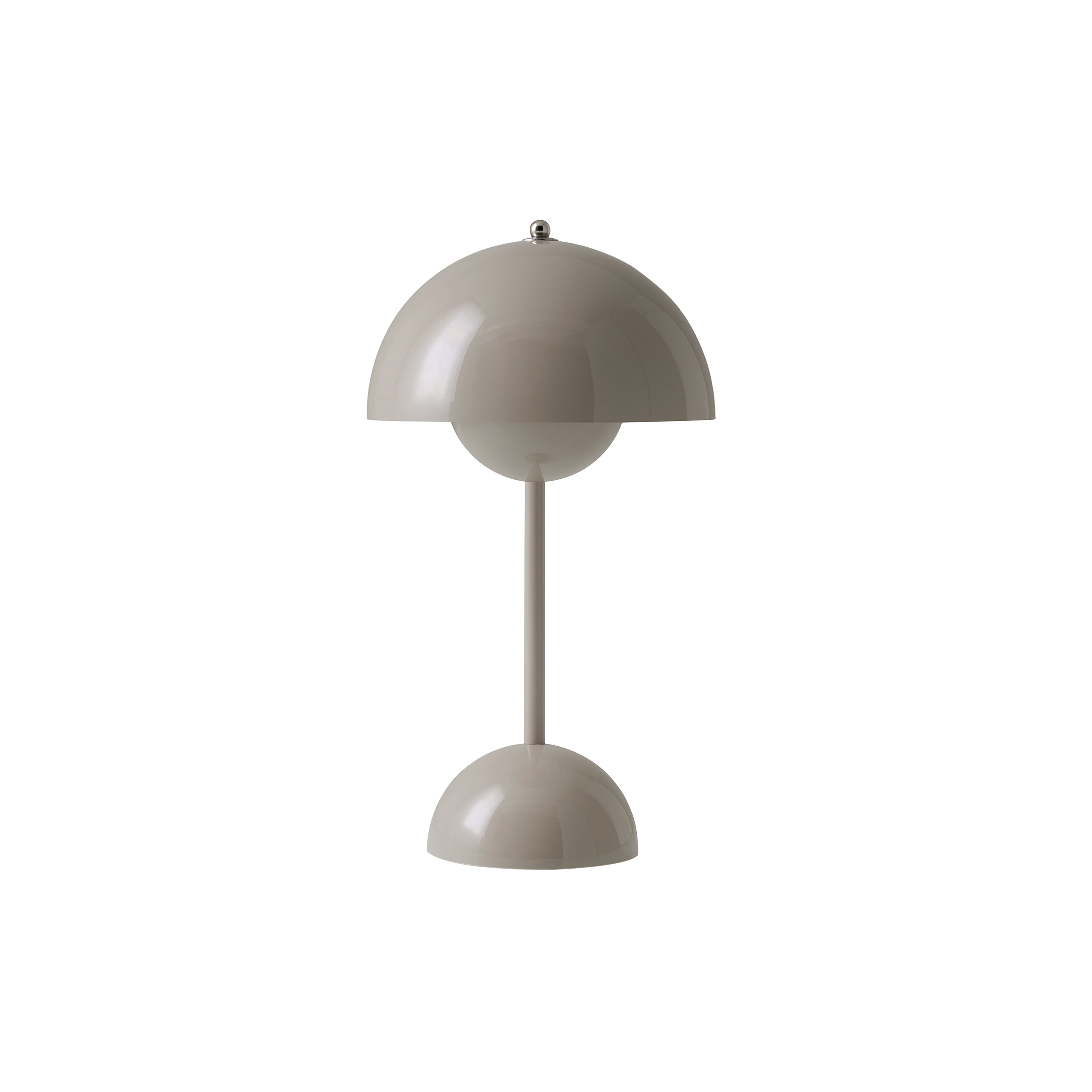 Flowerpot VP9 Portable Table Lamp: Grey Beige