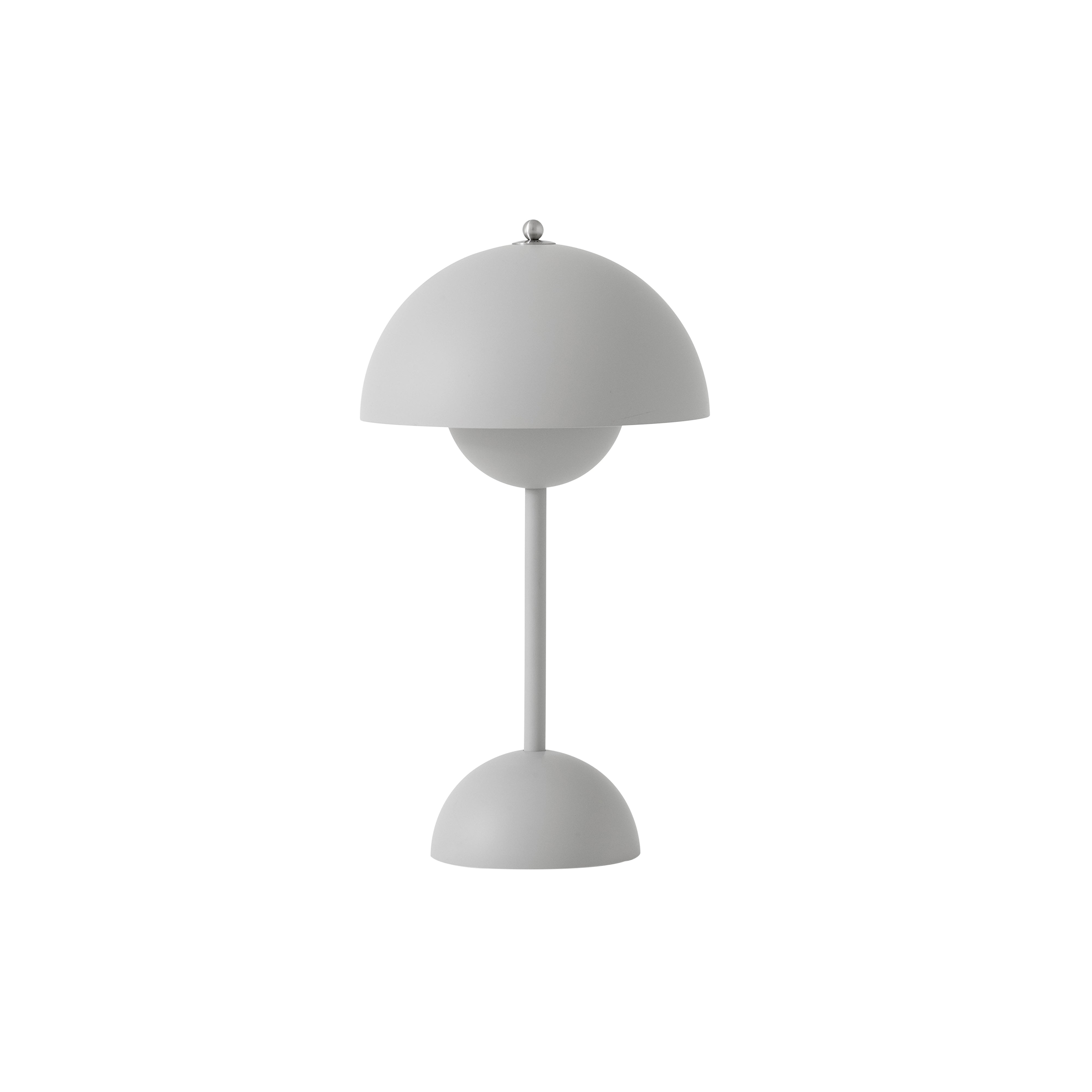 Flowerpot VP9 Portable Table Lamp: Matt Light Grey