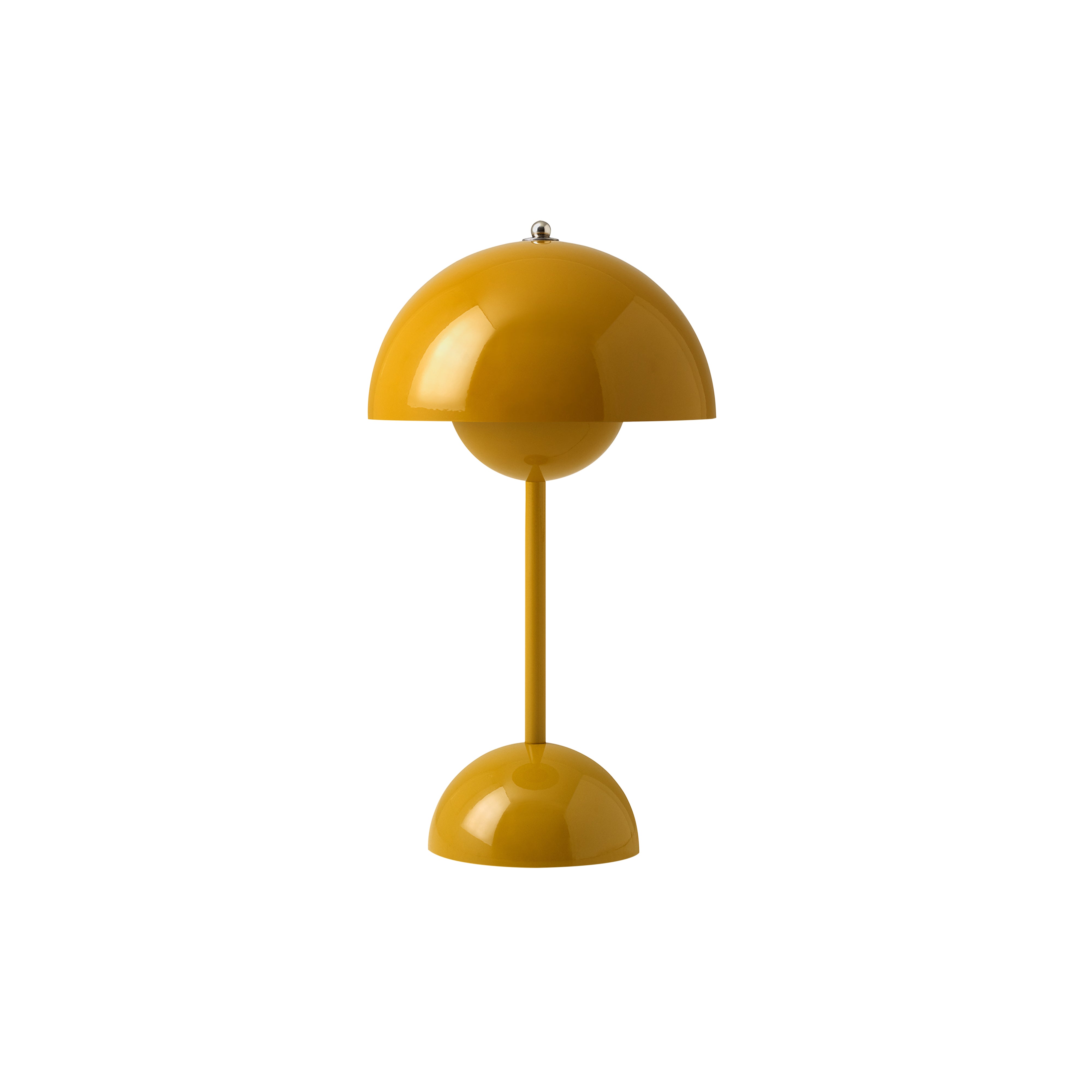 Flowerpot Portable Table Lamp: VP9 + Mustard