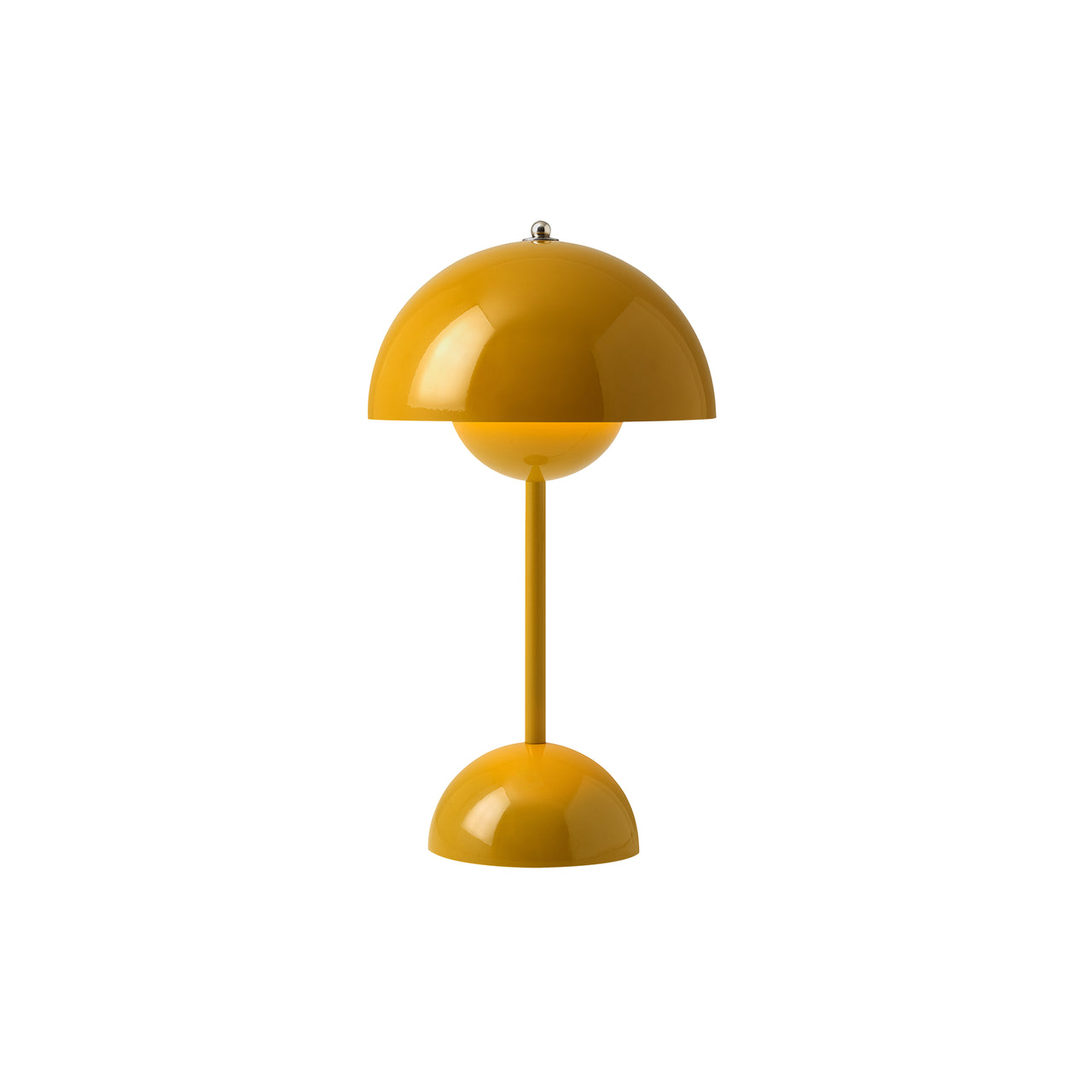 Flowerpot Portable Table Lamp: VP9 + Mustard