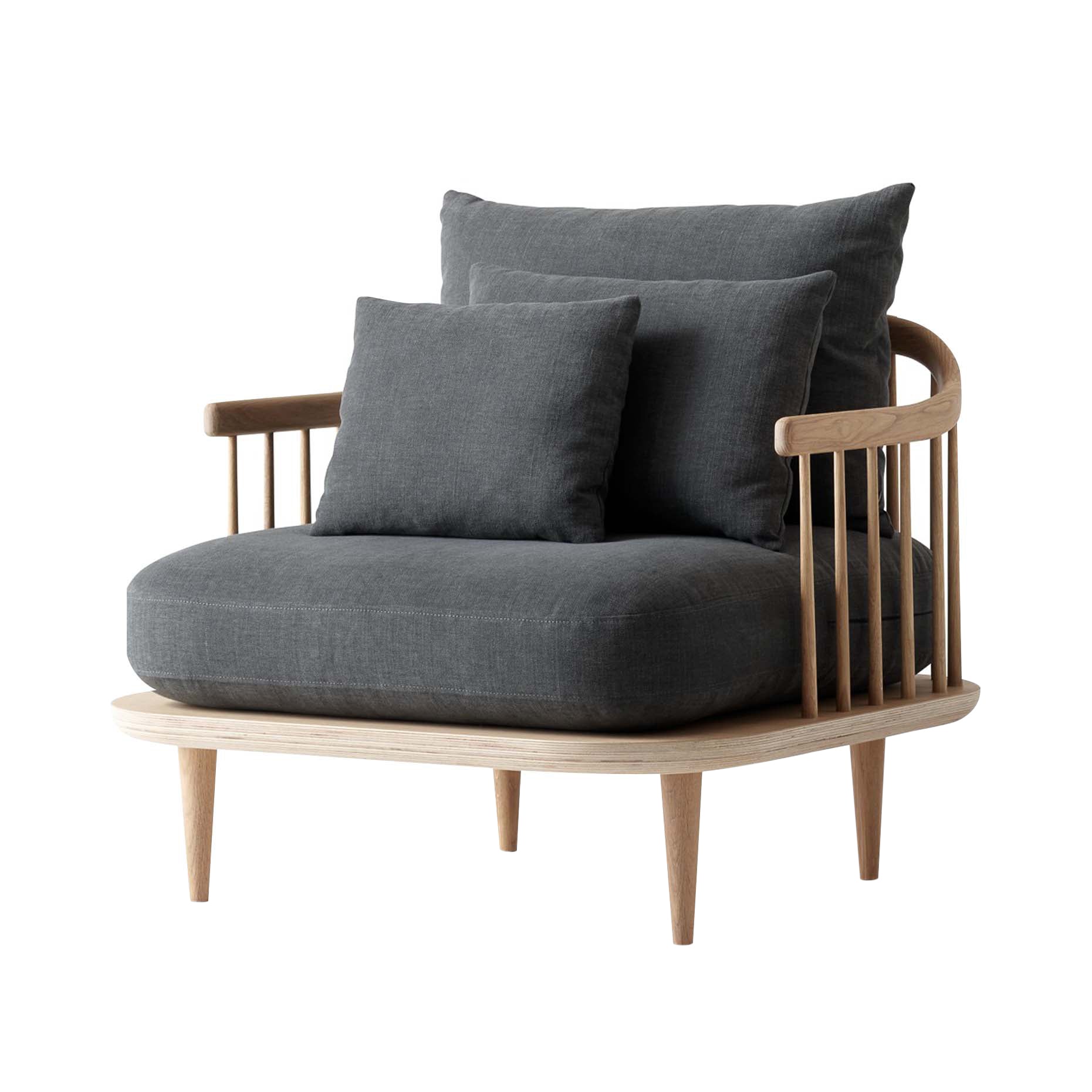 Fly Series Lounge Chair: SC1 + Oiled Oak