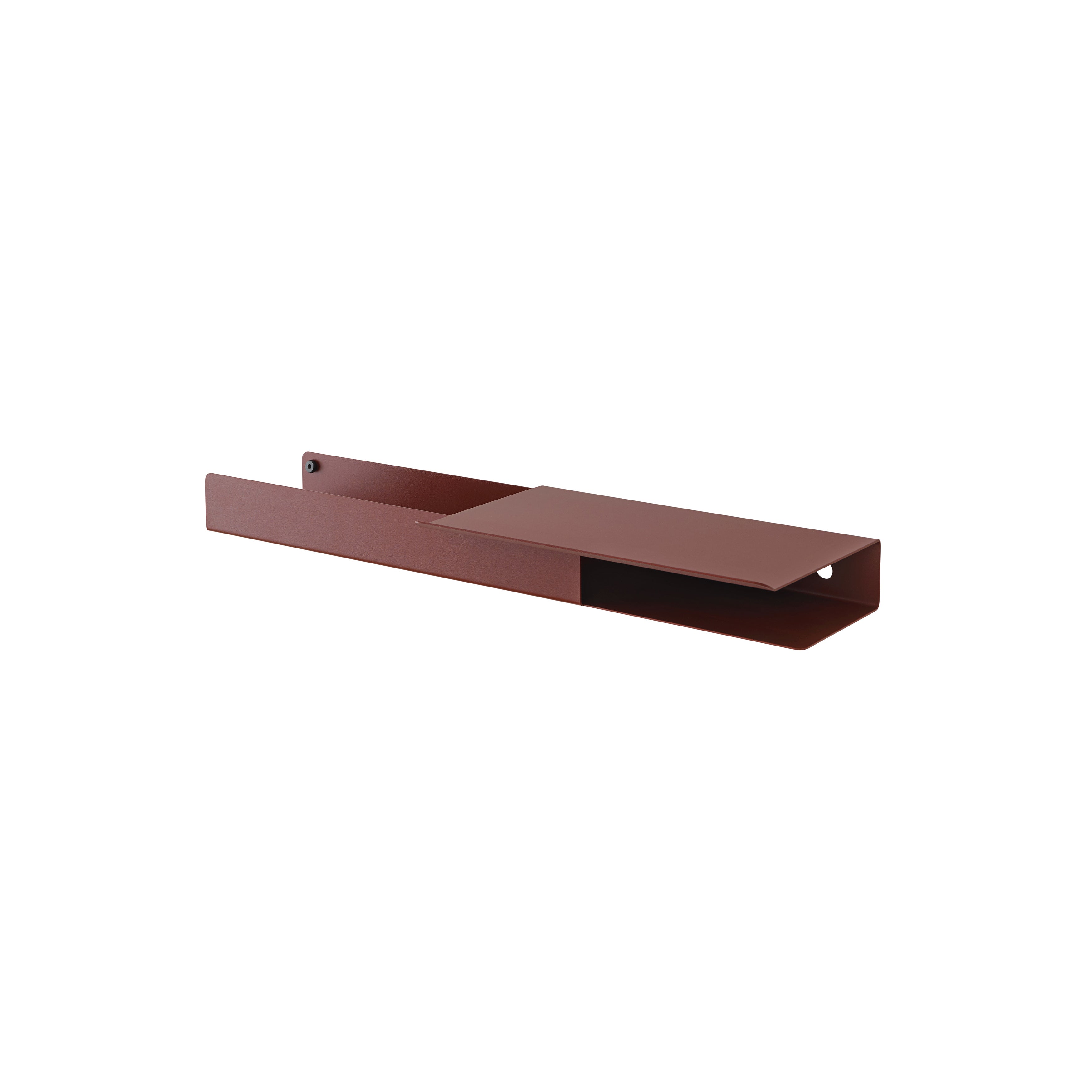 Folded Platform Shelf: Deep Red