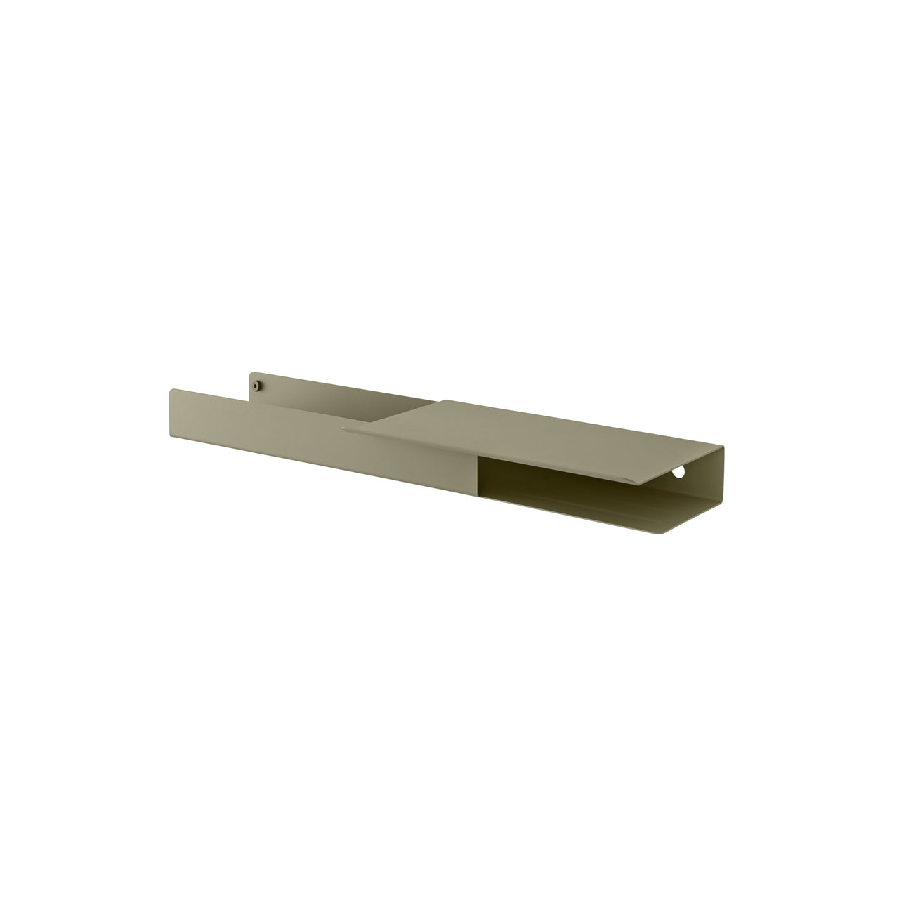 Folded Platform Shelf: Olive
