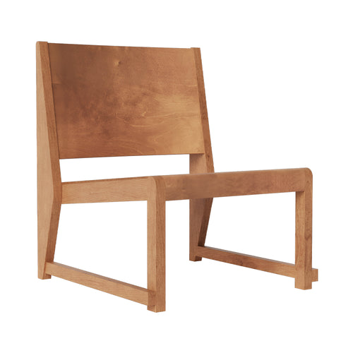 Easy Chair 01 : Without Cushion + Warm Brown Birch