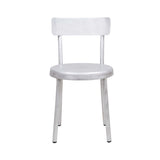 Tasca Chair: Aluminum