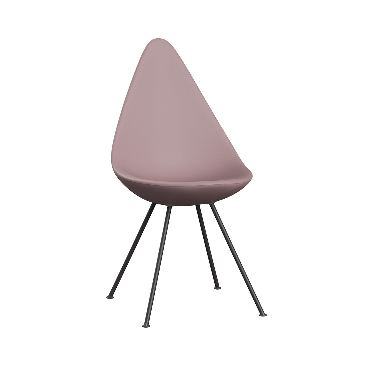 Drop Chair: High + Pale Rose + Warm Graphite