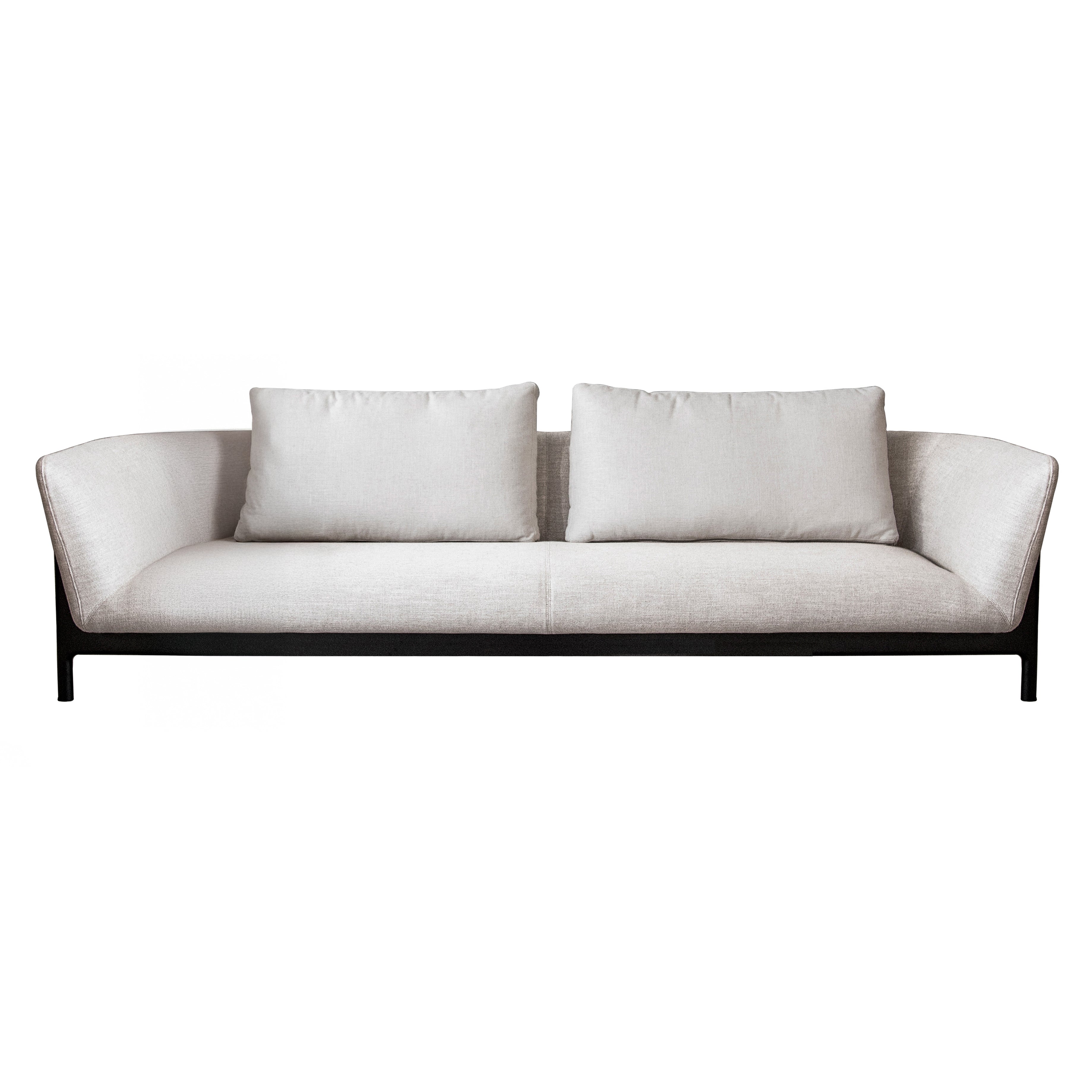 Loft 245 Sofa: Black Oak