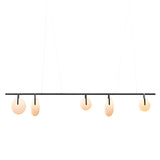 Gala 114 Chandelier: Asymmetrical Mixed Globes