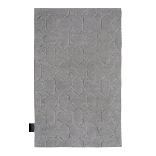 Gems Relief Rug: Large + Silver