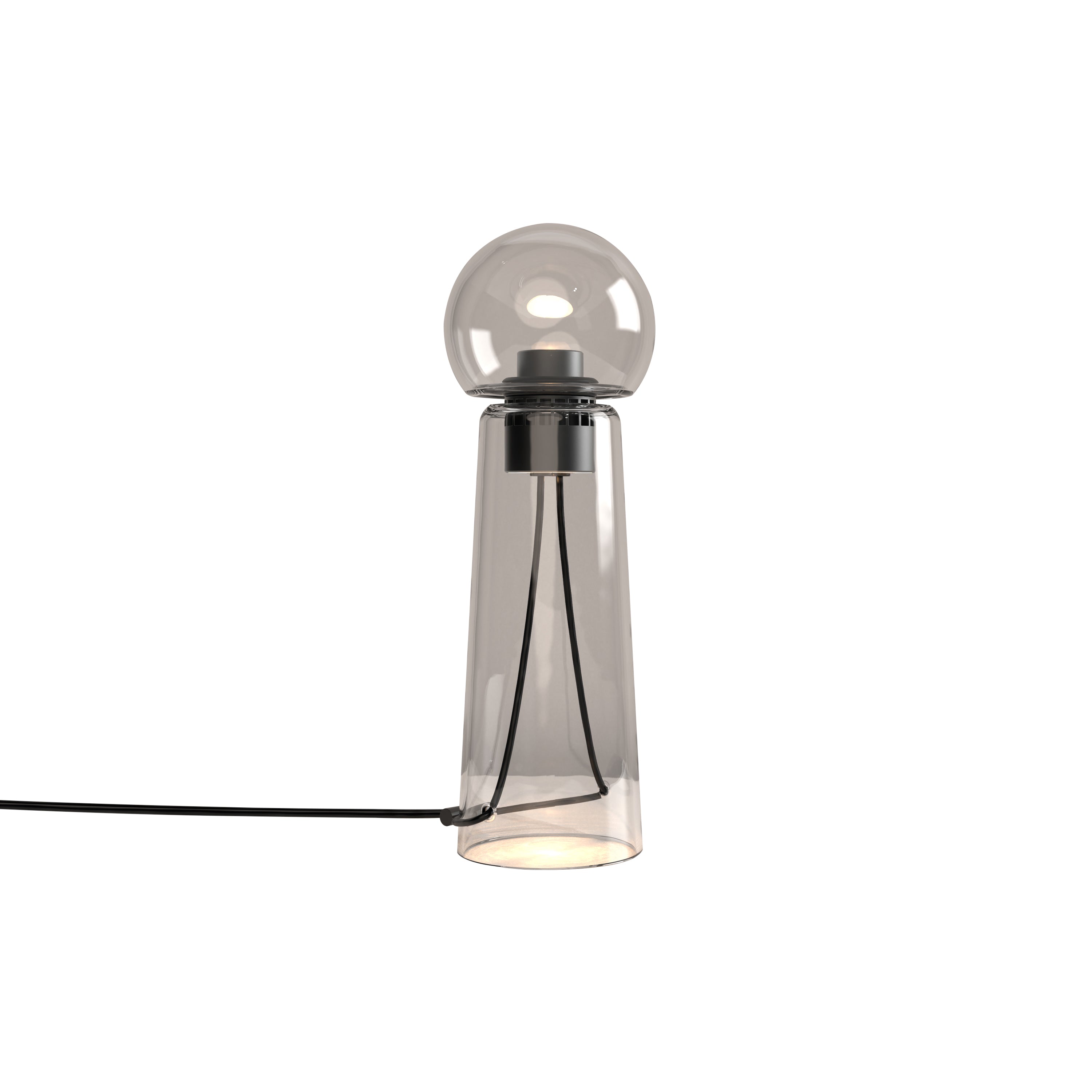 Gigi Table Lamp: Clear Transparent